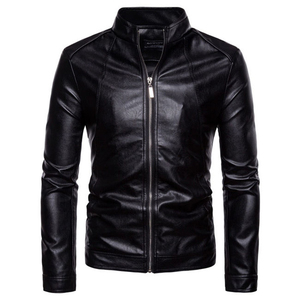 Custom <b>Men's</b> Genuine Leather <b>Jacket</b> Black Motorcycle Leather <b>Jacket</b> Manufacturers For <b>Men</b> - Product Image 2