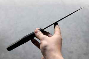 มีดเชฟเหล็กกล้าคาร์บอนทำมือ รุ่นพรีเมียม LEGACY BLADES ด้ามไม้แบบเต็มด้ามเคลือบสีดำ ใช้งานได้ทั้งสองมือ ล้างในเครื่องล้างจานได้ - Product Image 3