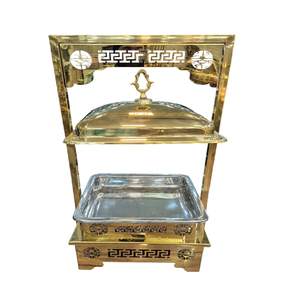 Creativo y novedoso, este brillante calentador de comida de latón con figuras detalladas en forma humana, disponible a precio de mayoreo. - Product Image 6