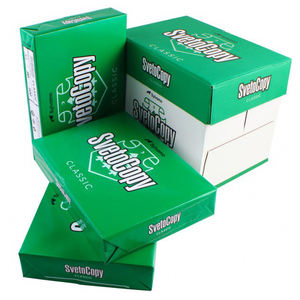 Papel de copia Svetocopy A4 80gsm de alto brillo y superficie lisa para impresión de oficina, fotocopiado e impresoras láser e de inyección de tinta. - Product Image 3