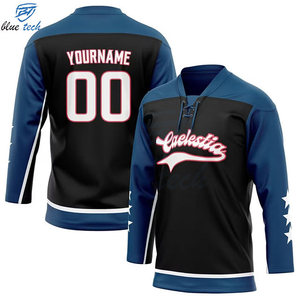 Maillot de hockey sur glace personnalisé OEM, imprimé par sublimation, vêtement durable et respirant pour les équipes, les clubs et l'entraînement - Product Image 1