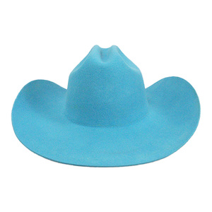 Sombrero de Vaquero a Rayas con Estampado por Sublimación, 100% Lana, Color Azul Claro, Unisex, Casual, Transpirable, Resistente al Viento, para Playa, Primavera, Verano, 56-58CM - Product Image 4