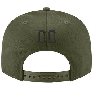 Casquette de baseball bleue à 6 panneaux avec logo brodé G rouge, ajustée, unisexe, décontractée, à fermeture snapback, en vente en ligne - Product Image 6