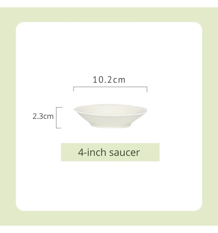 4" saucer