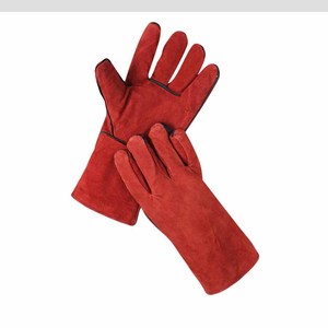 Premium Safety Welding <b>Gloves</b> Leather High Heat Resistant Breathable Customizable for online sale - Product Image 3