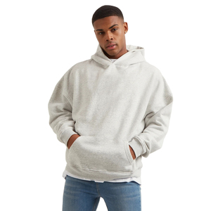 High Quality Cotton Oversize Men's <b>Hoodies</b> Thick Fleece Drop Shoulder <b>Plain</b> Blank Custom Men <b>Hoodies</b> Manufacturer Men's <b>Hoodies</b> - Product Image 2