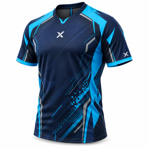เสื้อแข่งอีสปอร์ตชาย ชุดอีสปอร์ต |   ท้องฟ้าสีฟ้าและสีสันหลากหลายหกเฉด |   ผู้ผลิต OEM ODM |   เอ็กซ์ สปอร์ตส์ ซิตี้ | - Product Image 2