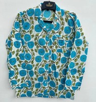 Ensemble de pyjama en coton à imprimé floral, tenue de nuit décontractée printemps-été pour femmes, pyjama à taille élastique, cadeau pour demoiselle d'honneur