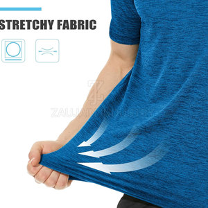 T-shirt de course en polyester de haute qualité, matériau durable, t-shirt de course athlétique, t-shirt de course personnalisé le plus vendu - Product Image 6
