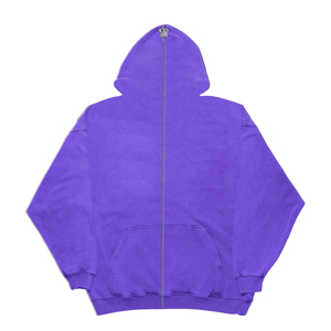 Men's High Quality 100% Cotton Full Zip Hoodie with Digital Printing Screen Printing for Winter Premium Sweatshirts - Product Image 4