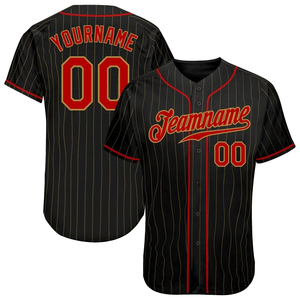 Maillot de baseball personnalisé brodé, sublimation personnalisée, respirant, séchage rapide, uniforme de baseball - Product Image 1