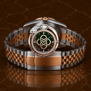 Reloj de Lujo para Hombre con Incrustaciones de Moissanita, Brazalete Completo con Diamantes - Product Image 3
