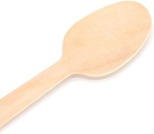 Cucharas Desechables de Madera de Abedul Natural para Postre, Sopa, Helado, Degustación de Alimentos, Fabricante Mayorista - Product Image 2