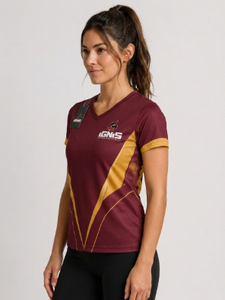 Camiseta de algodón con cuello redondo para mujer, corte relajado, manga corta, cómoda y casual, para oficina, compras, vacaciones y conjuntos de fin de semana - Product Image 4