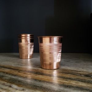 Ensemble de verres en cuivre, vente en gros, fabricant, personnalisation de la marque, export, vaisselle réutilisable, durable, prix d'usine - Product Image 2