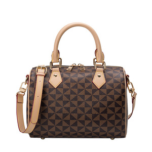 Sac Boston en cuir PU de haute qualité, imprimé, pour femme, sac à bandoulière, sacs de créateurs de marques célèbres, sac à main de luxe, grand modèle - Product Image 1