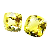 Nouvelles pierres précieuses PDM, quartz citron, forme coussin, taille facetée, pierres précieuses en vrac pour la fabrication de bijoux, bagues/boucles d'oreilles, provenant d'un grossiste indien