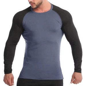 Long Sleeve T <b>Shirts</b> Muscle Tight Elasticity Tees Sports Workout Training Top <b>Compression</b> Gym Sportswear Running <b>Men's</b> <b>Shirts</b> - Product Image 1