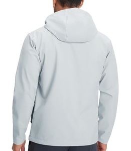 Veste Softshell à Capuche Blanche en Polaire, Vêtement d'Extérieur Tactique pour la Pêche, la Chasse, la Montagne et l'Équitation, Coupe Oversize - Product Image 2