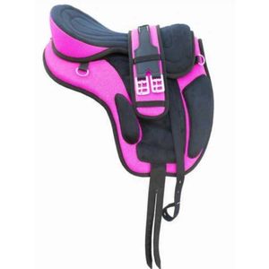 Genuine Leather Western Roping Saddle | <b>Strong</b> Plastic Tree Ranch Saddle | Rodeo Ready Durable Horse Saddle - Product Image 2