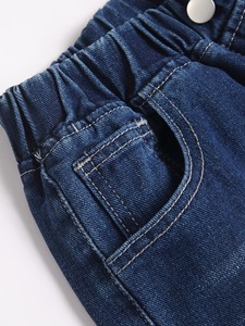 Nouveau Short en Jean Homme Tendance et Confortable Coupe Droite Vente en Gros Design Personnalisé Coton Uni Délavé Décontracté - Product Image 3