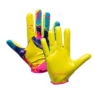Guantes de Fútbol Americano 7v7 para Receptor, Cierre de Gancho y Bucle en los Dedos, Alta Calidad, Personalizables, Duraderos, Antideslizantes, para Jóvenes y Adultos - Product Image 4