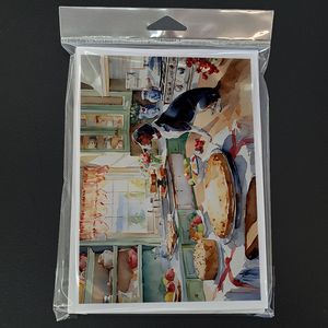 อเมริกันอังกฤษ coonhound คุกกี้คริสต์มาสแพ็คของ8แปลก A7ขนาด5x7เปล่าโน้ตการ์ดกับซองจดหมายการ์ดอวยพร - Product Image 3