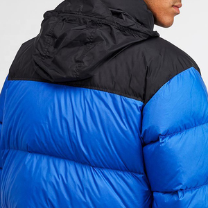 Men Women Puffer Jacket Thick 100% Nylon Stand Collar Quilted Winter Coat <b>Warm</b> Outdoor Casual OEM ODM Supplier - Product Image 4