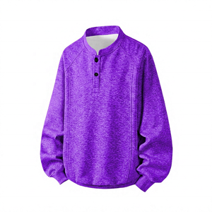 Sudadera de Cuello Redondo Gris para Hombre, Corte Holgado, Tejido de Algodón, Estilo Casual para Otoño, con Bordado e Impresión Digital - Product Image 4