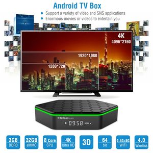 Android 7.1 Amlogic para S912 Octa Core TV Box 3GB/32GB UHD 4K VP10 H.265 WiFi USB2.0 Reproductor Multimedia Inteligente con Enchufe Estadounidense - Product Image 6