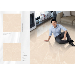 Travertino 1000x1000mm Collection Aramani 100x100 cm Carrelages de sol vitrifiés en porcelaine du Vietnam émaillée mate brillante de super luxe - Product Image 1