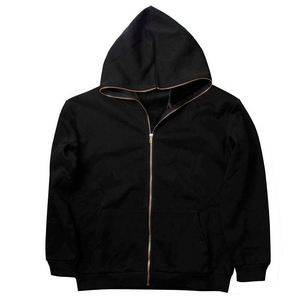 Sudadera con capucha y cremallera completa con diseño de esqueleto de pedrería personalizada, ajuste regular, de poliéster tejido, último diseño - Product Image 5