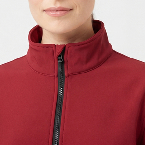 Women's Hooded Fashion Soft Shell Jacket Waterproof Rain Softshell Jacket Women 100% Polyester Spandex Softshell Jacket Ladies - Product Image 4