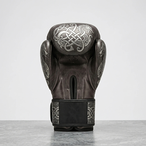 Guantes de Boxeo de Cuero con Diseño de Dragón Grabado, Cierre de Cordones en la Muñeca, Impermeables, Protección UV, para Uso en Exteriores, Entrenamiento, Alta Calidad Premium - Product Image 3
