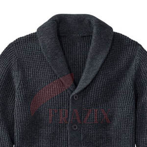 Cardigan en tricot chaud pour homme, manches longues, boutonné, doux, décontracté, pour le travail, le bureau, les activités de plein air, cardigan confortable pour homme - Product Image 6