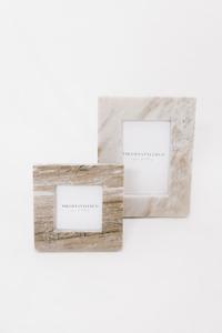 Marco de Fotos de Mármol Natural de Diseño Moderno y Minimalista de Alta Calidad con Acabado de Piedra Elegante para Mesas de Hogar y Oficina de Lujo - Product Image 4