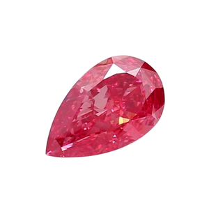 Diamant de laboratoire cultivé CVD/HPHT Luxira, certifié IGI, 2,05 carats, taille poire, brillant modifié, rouge vif fantaisie, VS2, excellente taille, sans monture - Product Image 4