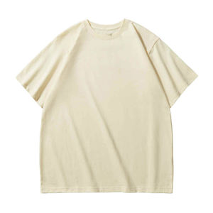 T-shirt en coton uni pour homme, léger, respirant, à manches courtes, col rond, décontracté, idéal pour la personnalisation - Product Image 2