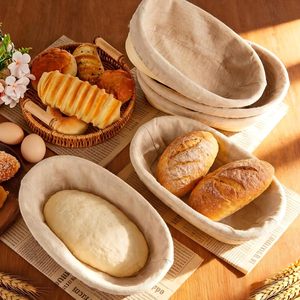 Cesta de fermentación para masa madre con forro, cesta profesional de ratán para panadería casera y panaderos artesanales - Product Image 6