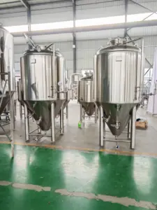 Calefacción eléctrica 5bbl equipo de elaboración de cerveza con fermentador para la venta