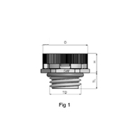 Bouchons de ventilation Essentra pour entrée de câble industriel en polyamide PA 6-V2, copolymère acrylique, caoutchouc nitrile SR 6260