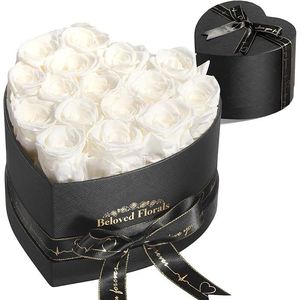16 Rose Stabilizzate per Compleanno, San Valentino, Festa della Mamma, Natale e Anniversari - Regali per Donne, Mamma, Moglie, Fidanzata, Nonna - Product Image 1