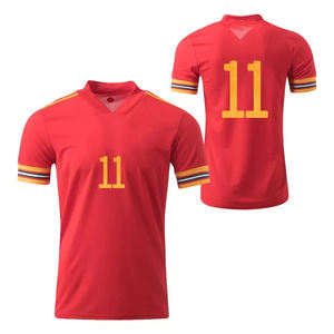 Uniforme de Fútbol Personalizado Más Vendido, Jersey de Fútbol Sublimado con Estampado, Pantalones Cortos Transpirables de Secado Rápido, Kit de Equipo, Venta al Por Mayor de Fábrica - Product Image 2