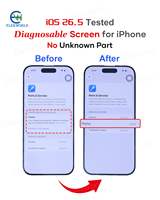 Écran OLED souple de qualité supérieure diagnostiqué pour iPhone 17 16 15 14 13 12 Pro Max Pro 120 Hz, sans pièces inconnues, écran LCD diagnostiqué pour iPhone
