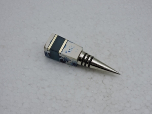 Hand Made Design Stainless Steel Bottle <b>Stopper</b> Resin Bottle <b>Stopper</b> Marble Bottle <b>Stopper</b> For Bar At very best sell Price - Product Image 3