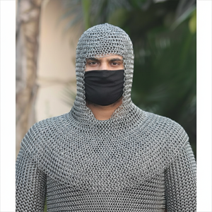 Armadura de malla metálica completa, traje medieval de acero inoxidable, conjunto de armadura de malla completa para cuerpo completo - Product Image 4