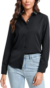 Hot Sale Fashionable Men's Stand Collar Spring Casual <b>Shirts</b> High Quality Anti-Wrinkle Full Sleeve <b>Polyester</b>/Cotton Single - Product Image 6