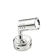 Lampe de lecture LED rechargeable 12V USB-C et USB-A, rotative et à intensité variable, pour camping-car, caravane, murale, marine, chevet