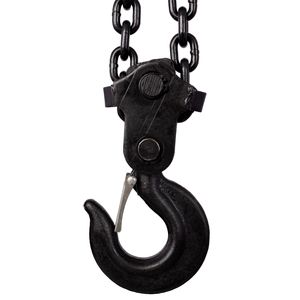 Paranco a catena manuale da 10 piedi con 2 ganci pesanti 11000 libbre 5T di capacità in acciaio nero-paranco resistente - Product Image 5