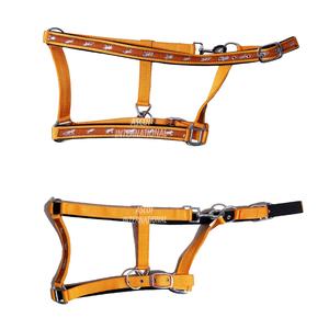 Halter d'équitation de selle anglaise en nylon nouvellement conçu avec des raccords en acier inoxydable disponibles dans toutes les couleurs pour la vente en gros - Product Image 6